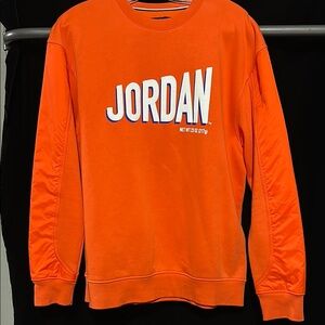 Jordan Flight MVP Wheaties Crew Neck Sweater in Rush Orange/White - DV7588-817